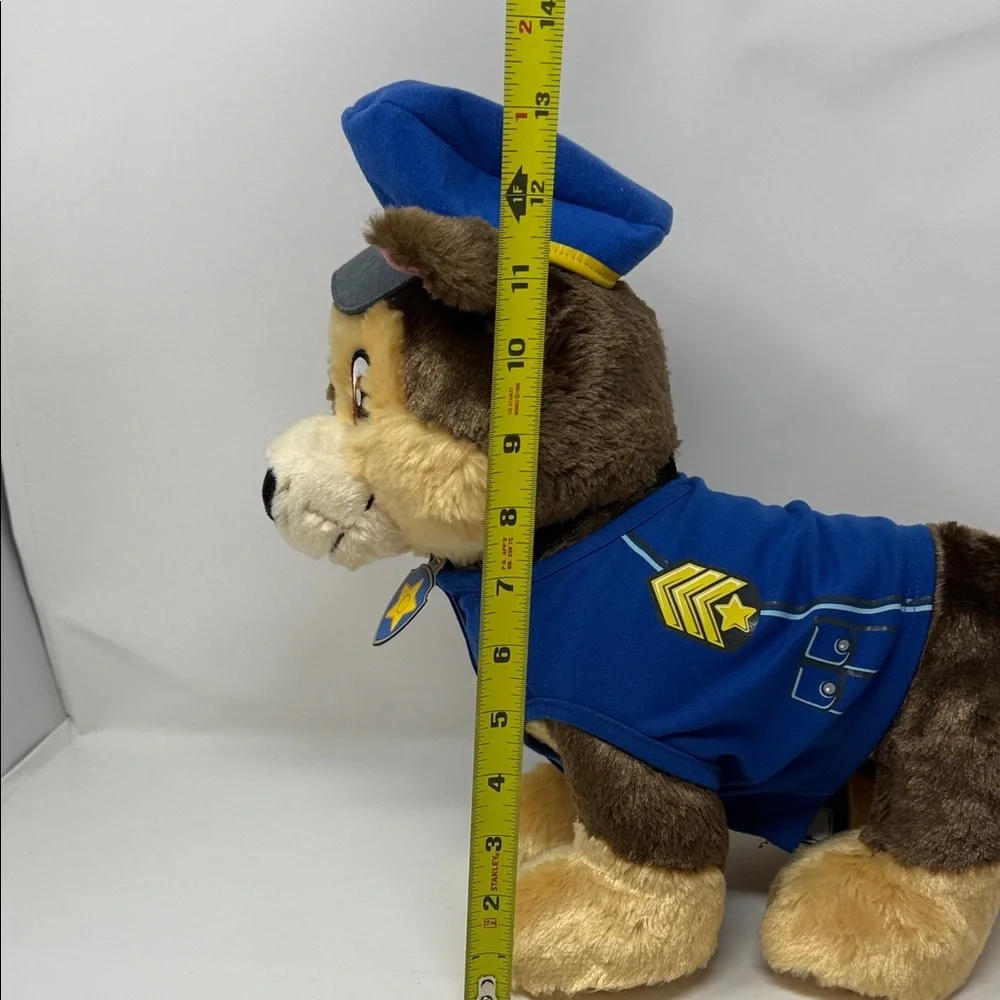 Nickelodeon Paw Patrol Chase Plush Stuffed Animal 14” Police Outfit Kids Toy